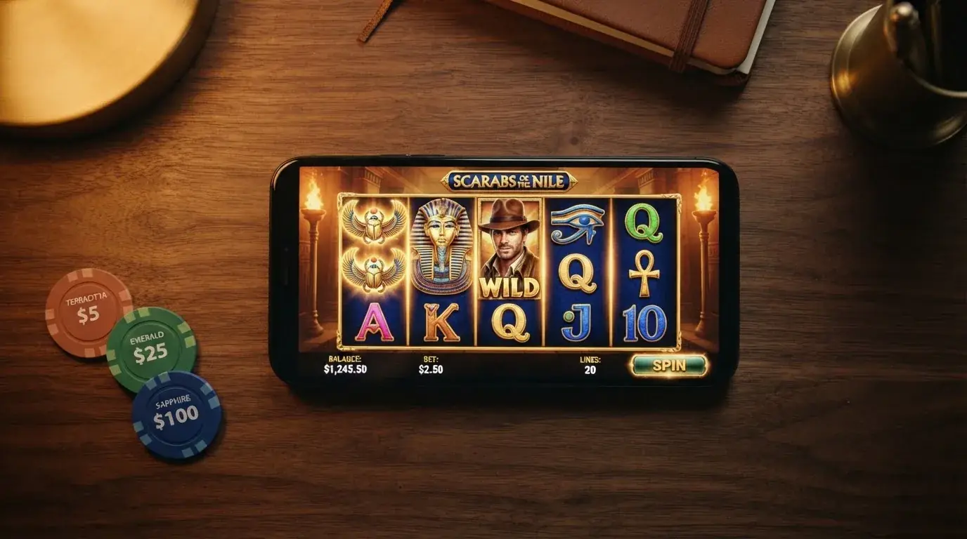 Pantalla del juego de tragaperras Book of Dead de Play'n GO, la asignada a los giros gratis de PlayUZU