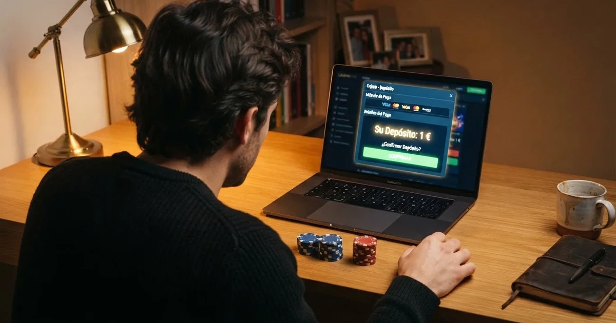 Casinos online con depósito mínimo de 1 euro en España 2026